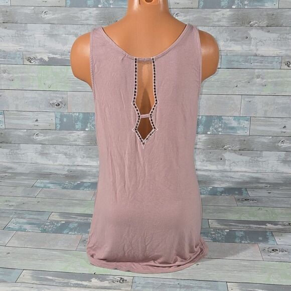 BKE Boutique Dusty Rose Tank Top sz Small - Picture 4 of 5